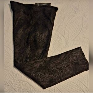Bali Black Textured Pants NWT